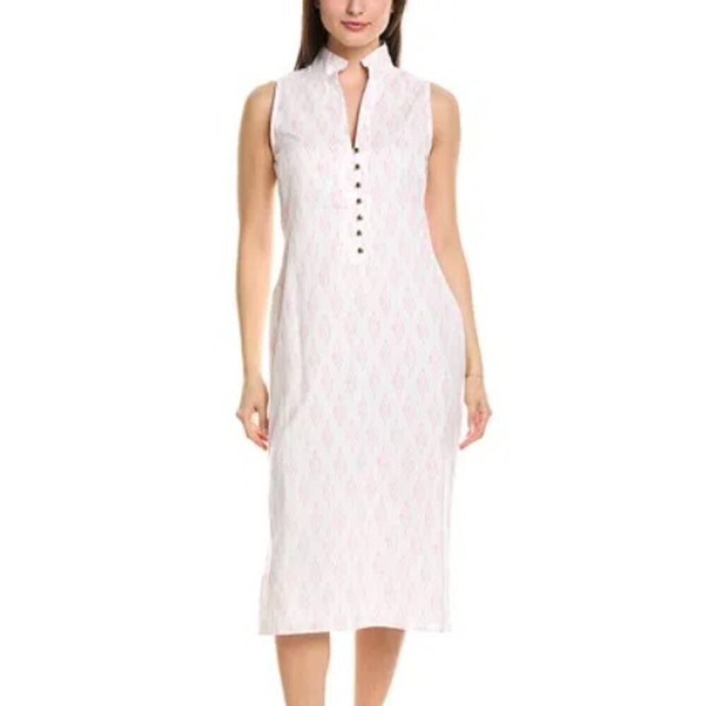 Sail to Sable Linen Blend Tunic Dress Sz. L